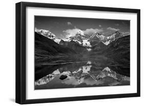 Mt Alpamayo in Ancash Region, Cordillera Blanca, Andes Mountains, Peru-Howie Garber-Framed Photographic Print