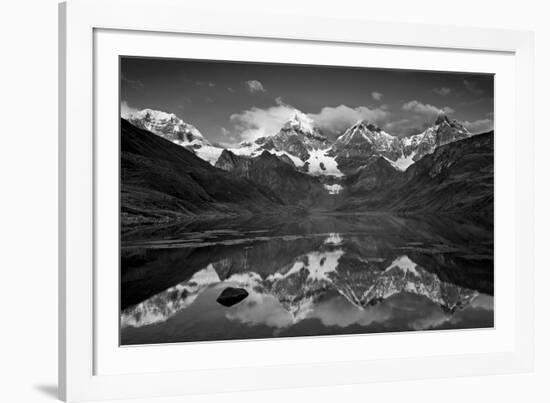 Mt Alpamayo in Ancash Region, Cordillera Blanca, Andes Mountains, Peru-Howie Garber-Framed Photographic Print