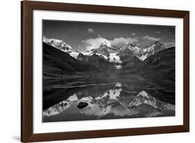 Mt Alpamayo in Ancash Region, Cordillera Blanca, Andes Mountains, Peru-Howie Garber-Framed Photographic Print