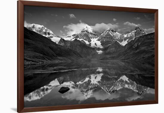 Mt Alpamayo in Ancash Region, Cordillera Blanca, Andes Mountains, Peru-Howie Garber-Framed Photographic Print