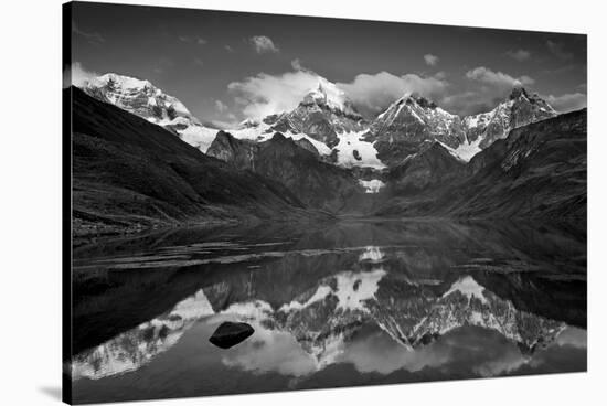 Mt Alpamayo in Ancash Region, Cordillera Blanca, Andes Mountains, Peru-Howie Garber-Stretched Canvas