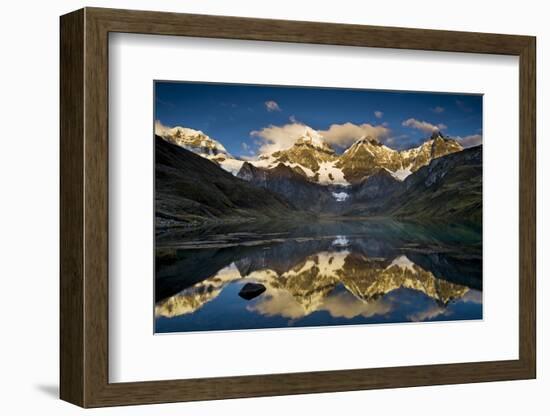 Mt Alpamayo in Ancash Region, Cordillera Blanca, Andes Mountains, Peru-Howie Garber-Framed Photographic Print