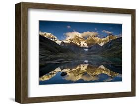 Mt Alpamayo in Ancash Region, Cordillera Blanca, Andes Mountains, Peru-Howie Garber-Framed Photographic Print