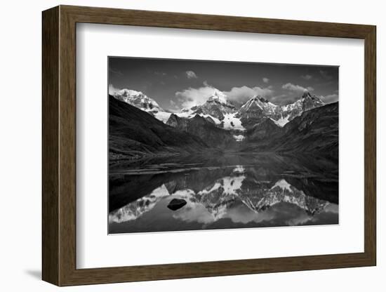 Mt Alpamayo in Ancash Region, Cordillera Blanca, Andes Mountains, Peru-Howie Garber-Framed Photographic Print