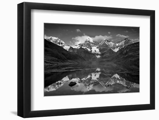 Mt Alpamayo in Ancash Region, Cordillera Blanca, Andes Mountains, Peru-Howie Garber-Framed Photographic Print