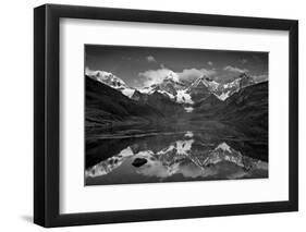 Mt Alpamayo in Ancash Region, Cordillera Blanca, Andes Mountains, Peru-Howie Garber-Framed Photographic Print