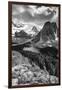 Mt. Assiniboine and Lake Magog from the Nublet-Howie Garber-Framed Photographic Print