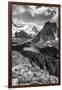 Mt. Assiniboine and Lake Magog from the Nublet-Howie Garber-Framed Photographic Print