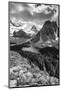 Mt. Assiniboine and Lake Magog from the Nublet-Howie Garber-Mounted Photographic Print