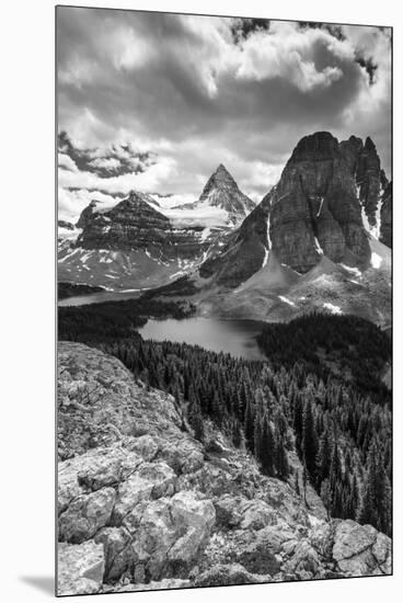 Mt. Assiniboine and Lake Magog from the Nublet-Howie Garber-Mounted Premium Photographic Print