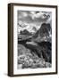 Mt. Assiniboine and Lake Magog from the Nublet-Howie Garber-Framed Photographic Print