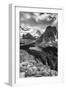 Mt. Assiniboine and Lake Magog from the Nublet-Howie Garber-Framed Photographic Print