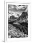 Mt. Assiniboine and Lake Magog from the Nublet-Howie Garber-Framed Photographic Print