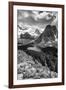 Mt. Assiniboine and Lake Magog from the Nublet-Howie Garber-Framed Photographic Print
