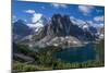 Mt. Assiniboine, Mount Magog and Sunburst Peak as Seen from the Nublet-Howie Garber-Mounted Photographic Print