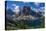 Mt. Assiniboine, Mount Magog and Sunburst Peak as Seen from the Nublet-Howie Garber-Stretched Canvas