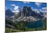 Mt. Assiniboine, Mount Magog and Sunburst Peak as Seen from the Nublet-Howie Garber-Mounted Photographic Print