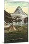 Mt. Assiniboine Near Banff-null-Mounted Art Print