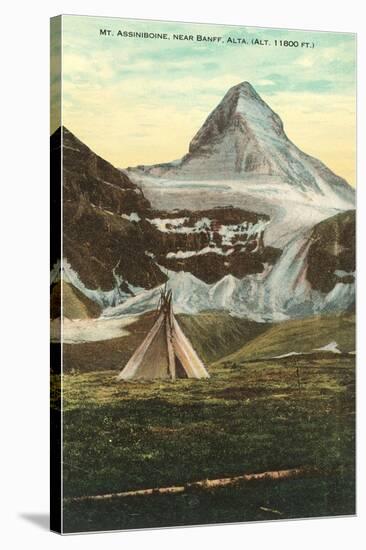 Mt. Assiniboine Near Banff-null-Stretched Canvas
