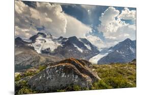 Mt. Athabasca, and Mt. Andromeda and Columbia Icefield, Jasper NP-Howie Garber-Mounted Premium Photographic Print