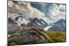 Mt. Athabasca, and Mt. Andromeda and Columbia Icefield, Jasper NP-Howie Garber-Mounted Photographic Print