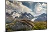 Mt. Athabasca, and Mt. Andromeda and Columbia Icefield, Jasper NP-Howie Garber-Mounted Photographic Print