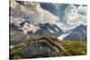 Mt. Athabasca, and Mt. Andromeda and Columbia Icefield, Jasper NP-Howie Garber-Stretched Canvas