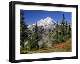 Mt. Baker from Kulshan Ridge at Artist's Point, Heather Meadows Recreation Area, Washington, Usa-Jamie & Judy Wild-Framed Photographic Print