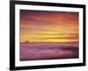 Mt. Baker Peeks Above the Clouds in Olympic National Park, Washington, USA-Dennis Flaherty-Framed Photographic Print