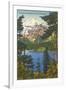 Mt. Baker, Washington-null-Framed Art Print