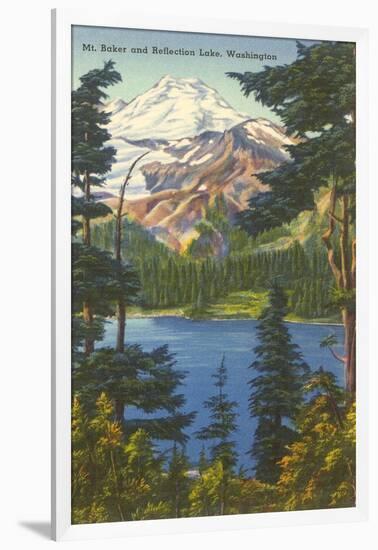 Mt. Baker, Washington-null-Framed Art Print