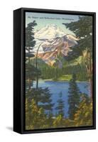 Mt. Baker, Washington-null-Framed Stretched Canvas