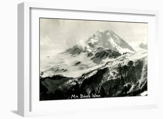 Mt. Baker-null-Framed Art Print