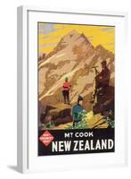 Mt. Cook, New Zealand-L^ C^ Mitchell-Framed Art Print