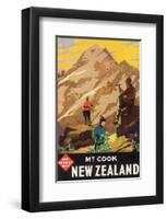 Mt. Cook, New Zealand-L^ C^ Mitchell-Framed Art Print