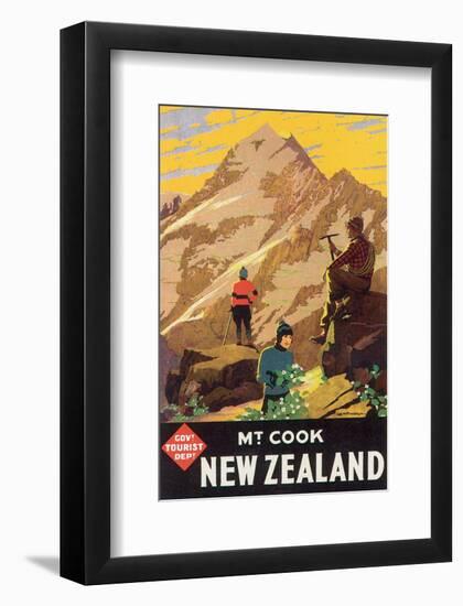 Mt. Cook, New Zealand-L^ C^ Mitchell-Framed Art Print