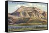 Mt. Cristo Rey, El Paso, Texas-null-Framed Stretched Canvas