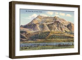 Mt. Cristo Rey, El Paso, Texas-null-Framed Art Print