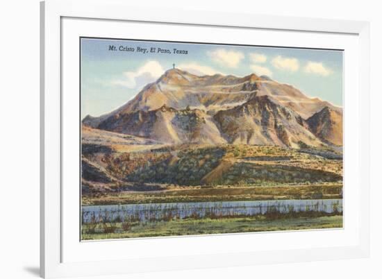 Mt. Cristo Rey, El Paso, Texas-null-Framed Premium Giclee Print