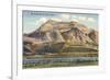 Mt. Cristo Rey, El Paso, Texas-null-Framed Premium Giclee Print