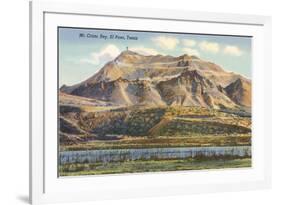 Mt. Cristo Rey, El Paso, Texas-null-Framed Premium Giclee Print