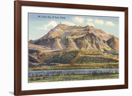 Mt. Cristo Rey, El Paso, Texas-null-Framed Premium Giclee Print