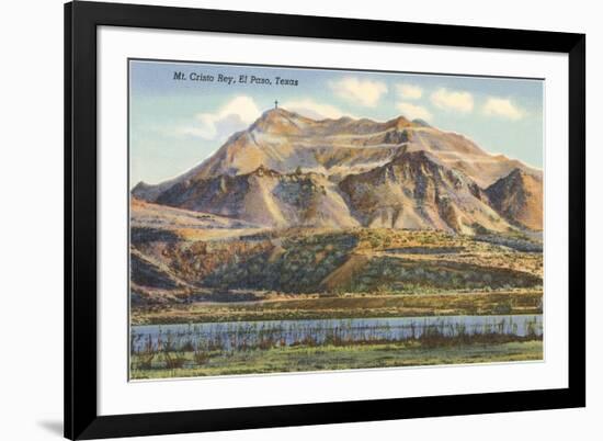 Mt. Cristo Rey, El Paso, Texas-null-Framed Premium Giclee Print