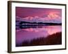 Mt. Denali at Sunset from Reflection Pond, Alaska, USA-Charles Sleicher-Framed Photographic Print