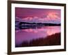 Mt. Denali at Sunset From Reflection Pond in Denali National Park, Alaska, USA-Charles Sleicher-Framed Photographic Print