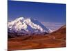 Mt. Denali from Stony Hill in Fall, Mt. McKinley, Alaska, USA-Charles Sleicher-Mounted Photographic Print