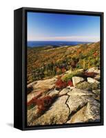 Mt Desert Island, Autumn View, Acadia National Park, Maine, USA-Adam Jones-Framed Stretched Canvas