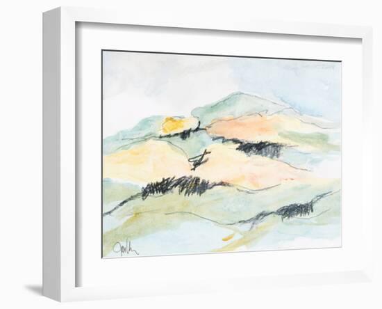 Mt. Diablo No. 1-Jan Weiss-Framed Art Print