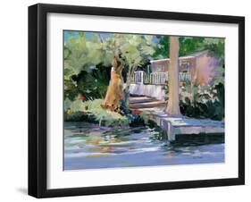 Mt. Dora Canal House-Jane Slivka-Framed Premium Giclee Print