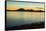 Mt. Edgecumbe at dusk, Kruzof Island, Sitka, Alaska-Mark A Johnson-Framed Stretched Canvas